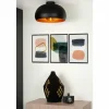 Luminaires Lucide Plafonniers|Plafonnier Lucide SHARAN Noir, 1 lumière
