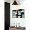 Luminaires Lucide Plafonniers|Plafonnier Lucide SIEMON Noir, 1 lumière