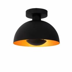 Luminaires Lucide Plafonniers|Plafonnier Lucide SIEMON Noir, 1 lumière