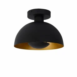 Luminaires Lucide Plafonniers|Plafonnier Lucide SIEMON Noir, 1 lumière