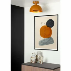 Luminaires Lucide Plafonniers|Plafonnier Lucide SIEMON Jaune, Orange, 1 lumière
