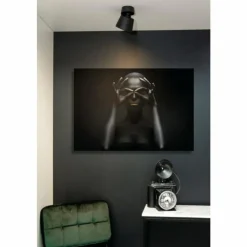 Luminaires Lucide Spots Et Projecteurs|Plafonnier Lucide TRIGONO Noir, 1 lumière