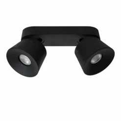 Luminaires Lucide Spots Et Projecteurs|Plafonnier Lucide TRIGONO Noir, 2 lumières
