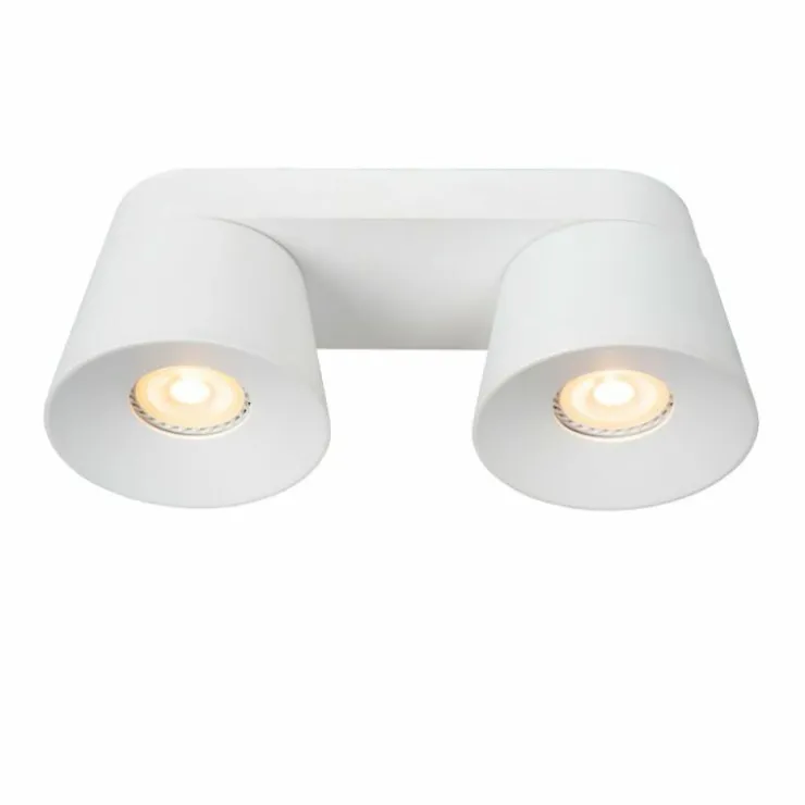 Luminaires Lucide Spots Et Projecteurs|Plafonnier Lucide TRIGONO Blanc, 2 lumières