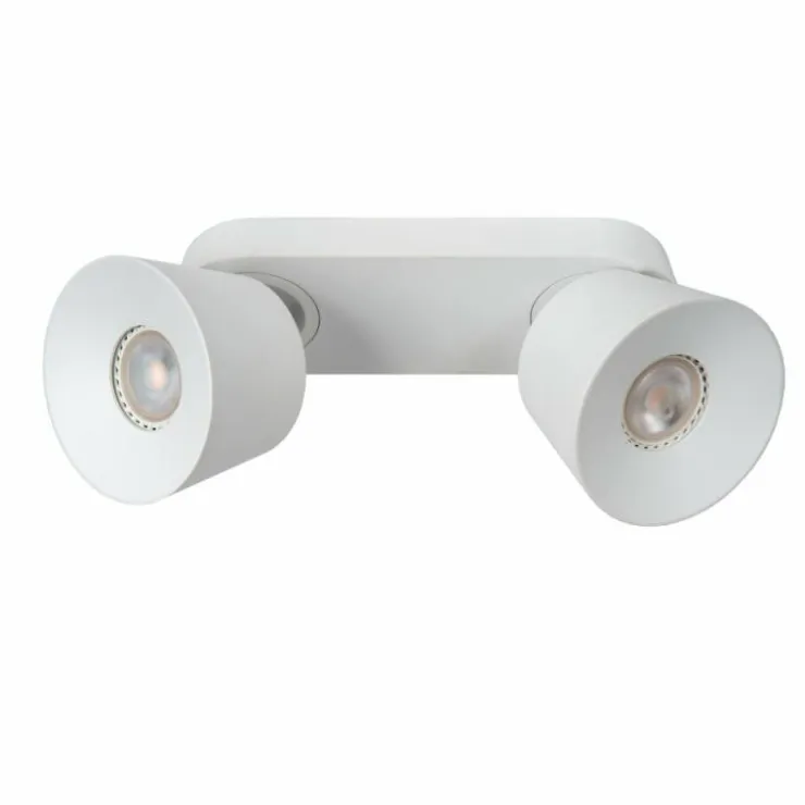 Luminaires Lucide Spots Et Projecteurs|Plafonnier Lucide TRIGONO Blanc, 2 lumières