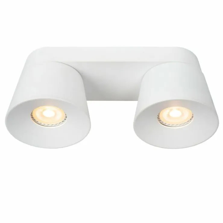 Luminaires Lucide Spots Et Projecteurs|Plafonnier Lucide TRIGONO Blanc, 2 lumières