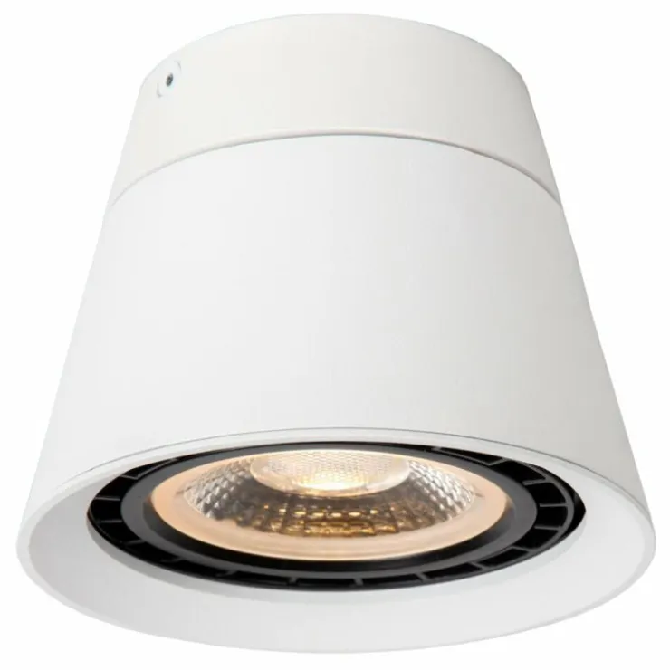 Luminaires Lucide Spots Et Projecteurs|Plafonnier Lucide TRIGONO Blanc, 1 lumière