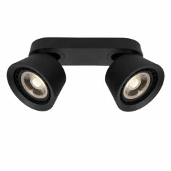 Luminaires Lucide Spots Et Projecteurs|Plafonnier Lucide TRIGONO Noir, 2 lumières