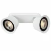 Luminaires Lucide Spots Et Projecteurs|Plafonnier Lucide TRIGONO Blanc, 2 lumières