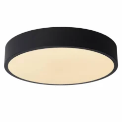 Luminaires Lucide Éclairage Led|Plafonnier Lucide UNAR LED Noir, 1 lumière