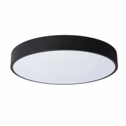Luminaires Lucide Éclairage Led|Plafonnier Lucide UNAR LED Noir, 1 lumière