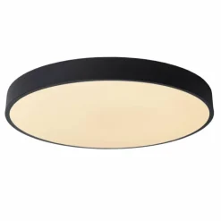 Luminaires Lucide Éclairage Led|Plafonnier Lucide UNAR LED Noir, 1 lumière