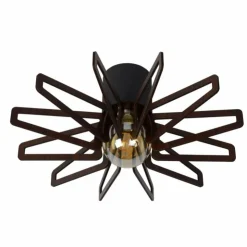 Luminaires Lucide Plafonniers|Plafonnier Lucide ZIDANE Noir, 1 lumière