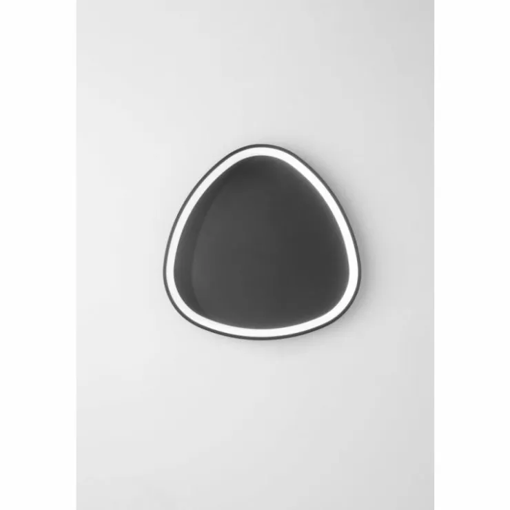 Luminaires Lutec Éclairage Led|Plafonnier Lutec BEZI LED Noir, 1 lumière