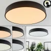 hofstein Éclairage Led|Plafonnier Maho LED Noir, 1 lumière