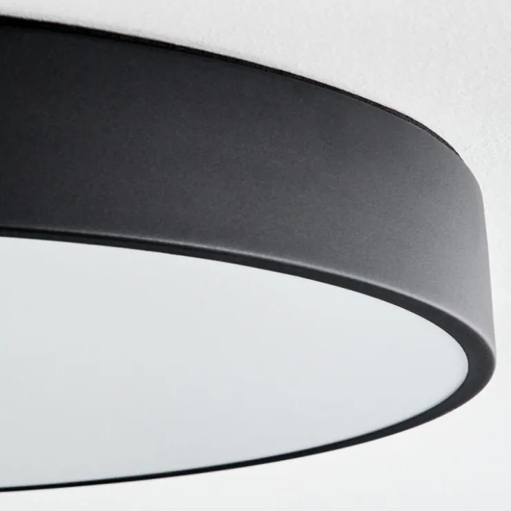 hofstein Éclairage Led|Plafonnier Maho LED Noir, 1 lumière