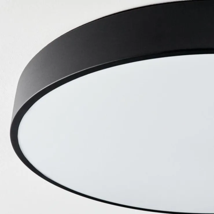 hofstein Éclairage Led|Plafonnier Maho LED Noir, 1 lumière