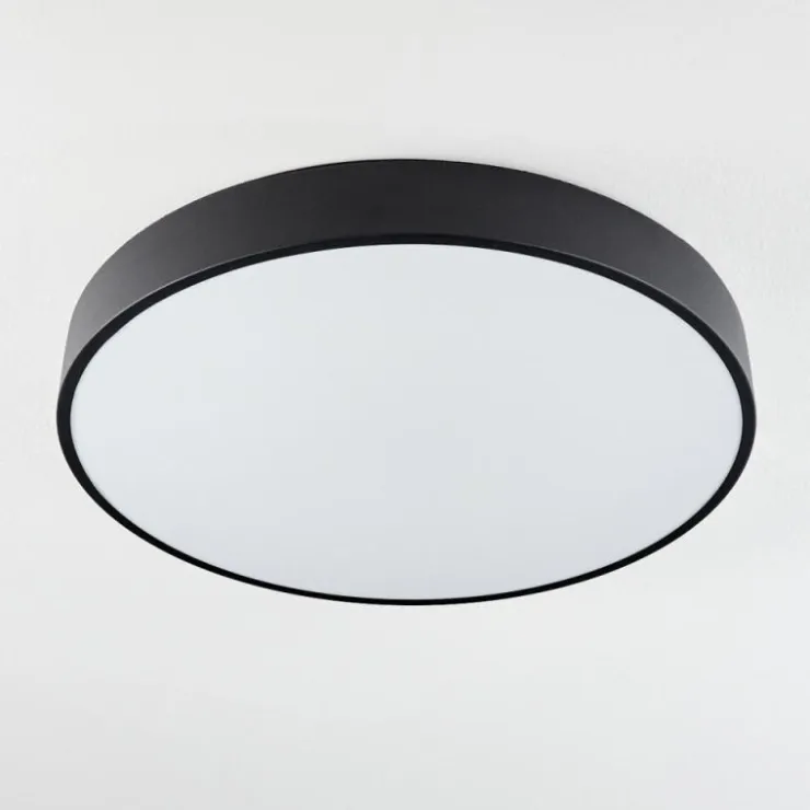 hofstein Éclairage Led|Plafonnier Maho LED Noir, 1 lumière