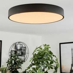 hofstein Éclairage Led|Plafonnier Maho LED Noir, 1 lumière