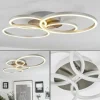 Luminaires Globo Lighting Éclairage Led|Plafonnier Malanje LED Nickel mat, 4 lumières