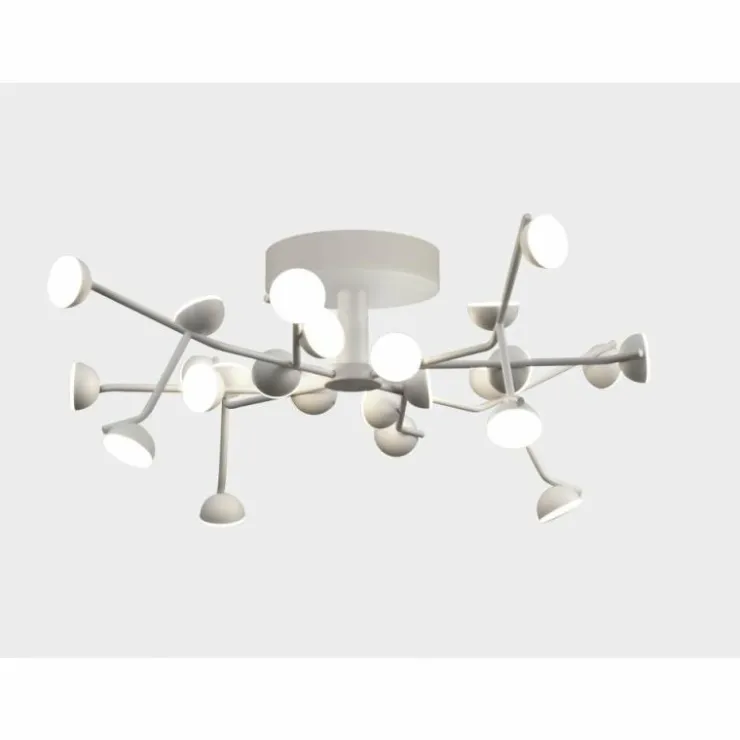 Luminaires Mantra Éclairage Led|Plafonnier Mantra ADN LED Blanc, 1 lumière
