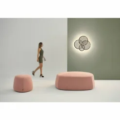 Luminaires Mantra Éclairage Led|Plafonnier Mantra COLLAGE LED Noir, 1 lumière