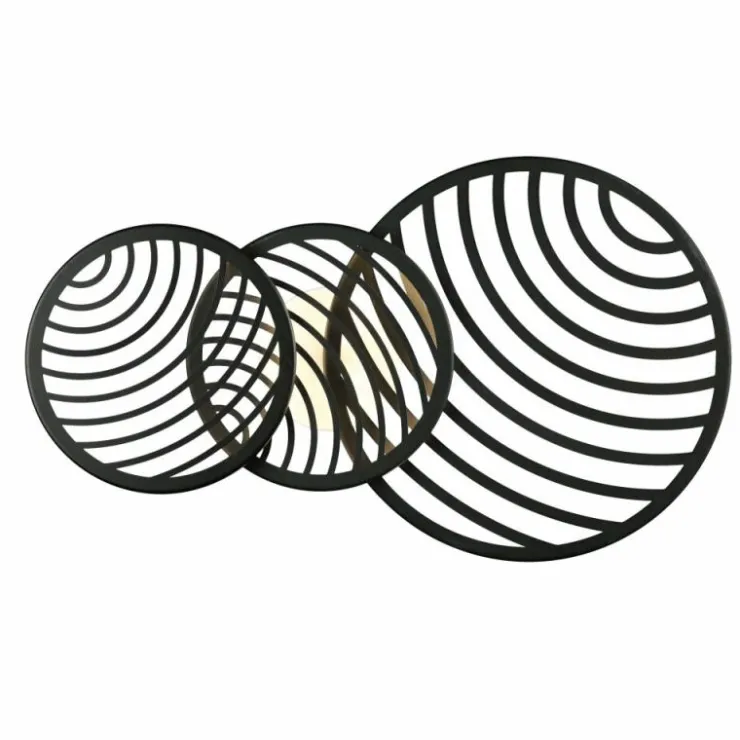 Luminaires Mantra Éclairage Led|Plafonnier Mantra COLLAGE LED Noir, 1 lumière