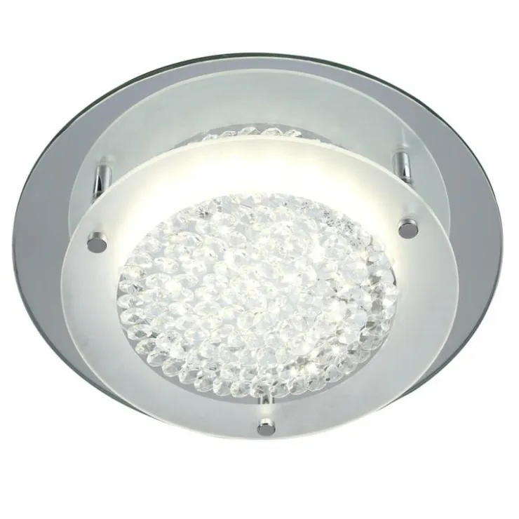 Luminaires Mantra Éclairage Led|Plafonnier Mantra CRYSTAL MIRROR LED Chrome, 1 lumière