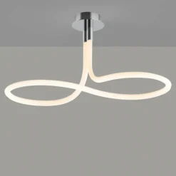 Luminaires Mantra Éclairage Led|Plafonnier Mantra NUR LINE LED Chrome, Blanc, 1 lumière