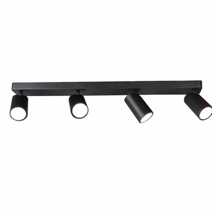 Luminaires Mantra Plafonniers|Plafonnier Mantra SAL BLACK Noir, 4 lumières