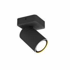 Luminaires Mantra Plafonniers|Plafonnier Mantra SAL BLACK Noir, 1 lumière