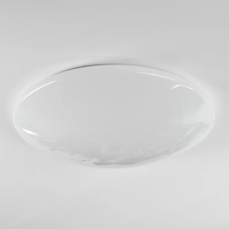 Plafonnier Melres LED Blanc, 1 lumière, Télécommandes