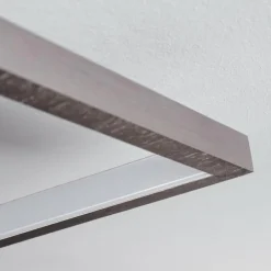 Plafonnier Momahaki LED Chrome, 1 lumière, Télécommandes