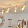 hofstein Spots Et Projecteurs|Plafonnier Musland Chrome, Blanc, 4 lumières