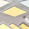 hofstein Éclairage Led|Plafonnier Nexo LED Blanc, 1 lumière, Télécommandes