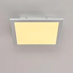 hofstein Éclairage Led|Plafonnier Nexo LED Blanc, 1 lumière, Télécommandes