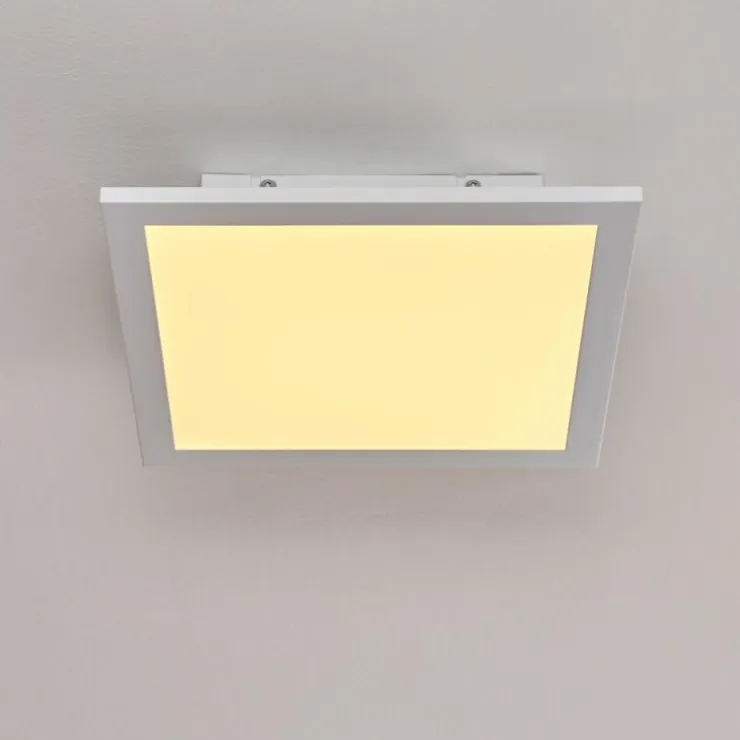 hofstein Éclairage Led|Plafonnier Nexo LED Blanc, 1 lumière, Télécommandes