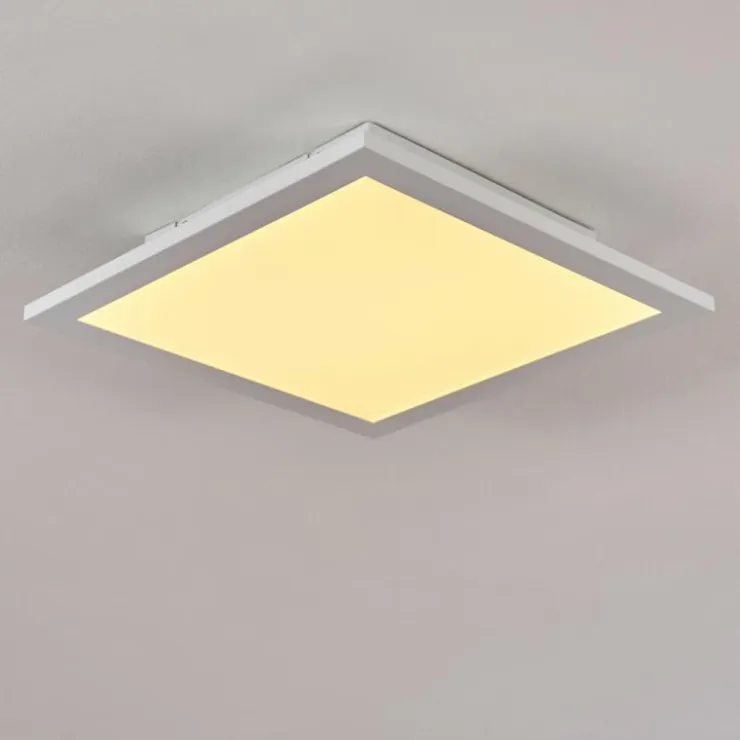 hofstein Éclairage Led|Plafonnier Nexo LED Blanc, 1 lumière, Télécommandes