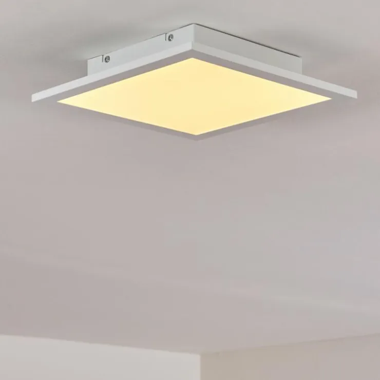 hofstein Éclairage Led|Plafonnier Nexo LED Blanc, 1 lumière, Télécommandes