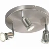 Luminaires Nordlux Spots Et Projecteurs|Plafonnier Nordlux AVENUE Acier brossé, 3 lumières