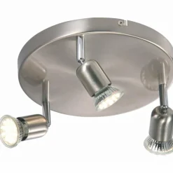 Luminaires Nordlux Spots Et Projecteurs|Plafonnier Nordlux AVENUE Acier brossé, 3 lumières