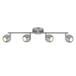 Luminaires Nordlux Spots Et Projecteurs|Plafonnier Nordlux CHICAGO Acier inoxydable, 4 lumières