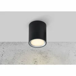 Luminaires Nordlux Éclairage Led|Plafonnier Nordlux Fallon LED Noir, 1 lumière