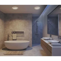 Luminaires Nordlux Éclairage Led|Plafonnier Nordlux OJA LED Chrome, 1 lumière