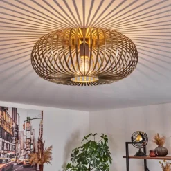 hofstein Plafonniers|Plafonnier Oravi Vieux laiton, 1 lumière