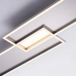 Luminaires Paul Neuhaus Éclairage Led|Plafonnier Paul Neuhaus AMARA LED Nickel mat, 1 lumière, Télécommandes