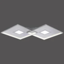 Luminaires Paul Neuhaus Éclairage Led|Plafonnier Paul Neuhaus AMARA LED Nickel mat, 1 lumière, Télécommandes