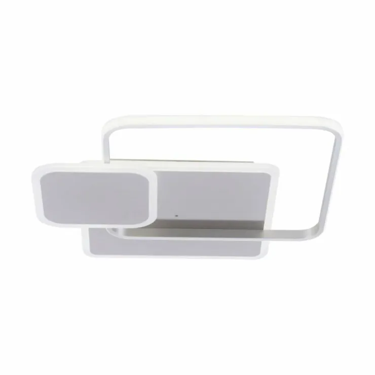 Luminaires Paul Neuhaus Éclairage Led|Plafonnier Paul Neuhaus EMILIO LED Argenté, 1 lumière, Télécommandes