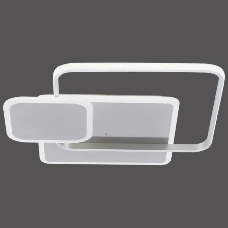 Luminaires Paul Neuhaus Éclairage Led|Plafonnier Paul Neuhaus EMILIO LED Argenté, 1 lumière, Télécommandes
