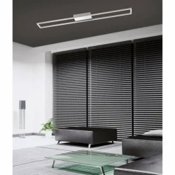 Luminaires Paul Neuhaus Éclairage Led|Plafonnier Paul Neuhaus INIGO LED Acier inoxydable, 4 lumières